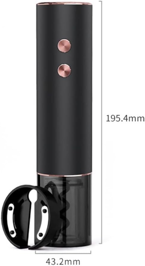 Grafken Lithium Battery Rechargeable Corkscrew Wine Bottle Opener Metal Aerator Tube Lithium Battery Rechargeable Electric Wine Opener,Suitable for Families,Restaurants,Waiters,Bartenders
