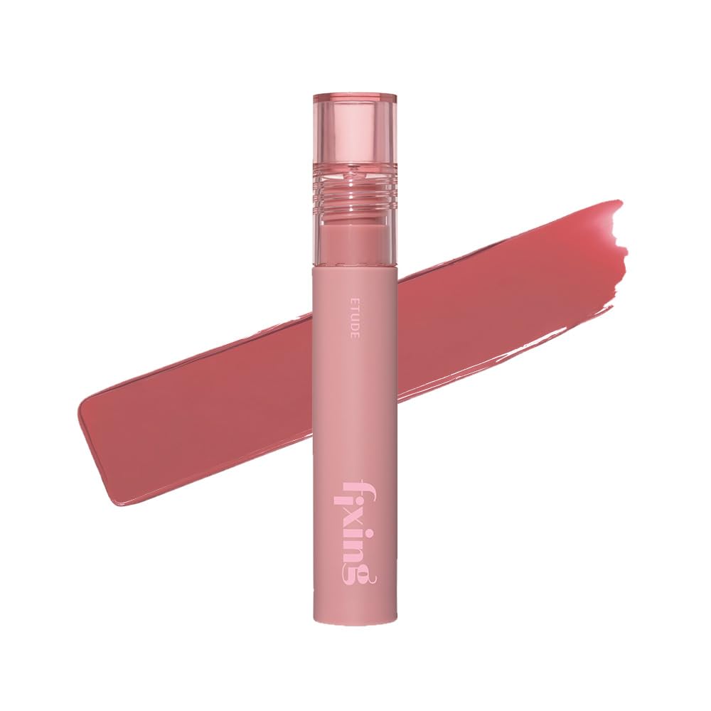 ETUDE Fixing Tint 05 Midnight Mauve Long Lasting High Pigmented Liquid Lipstick Waterproof Lightweight Matte Finish 0.14 Fl Oz (Pack Of 1) Pink