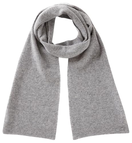 United Colors of Benetton Sciarpa in Maglia 1044CU00V, Grigio, M Bambino
