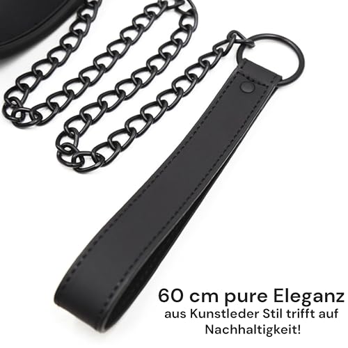 Halsband & leine Bdsm Adult Sex Toy Schwarz Halsband damen für sex Collar Lederhalsband männer fetisch Sexhalsbänder Bdsm halsband choker leder männer Collar choker FOPS B17