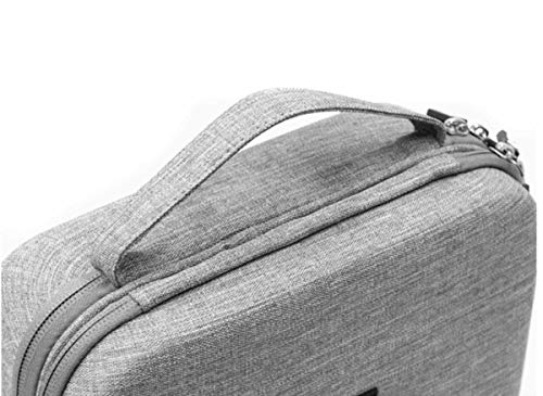 CASE ORGANIZADOR RÍGIDO PARA ACESSÓRIOS ELETRÔNICOS (Cinza)