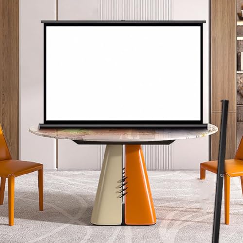 Pantalla Retráctil de Mesa 50" 16:9 para Proyector miniatura 1