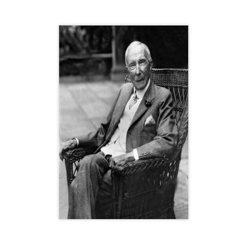 Portrait John D Rockefeller toile minimaliste pour personnaliser vos murs