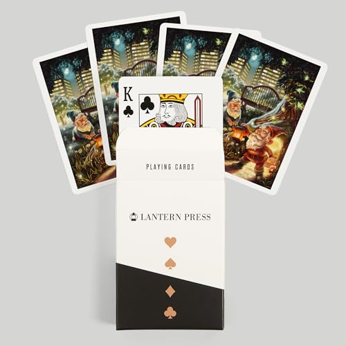 Naipes Gnomes in the City, 52 cartas Poker miniatura 6