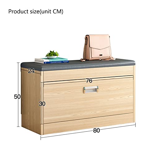 Tabouret à langer multifonction bois massif pour petits espaces