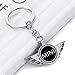 QZS Car Logo Key Chain Ring - 2020 3D Chrome Metal Car Keychain Keyring Family Present for Man and Woman Gifts Elegant Durable for Mini Cooper Cars