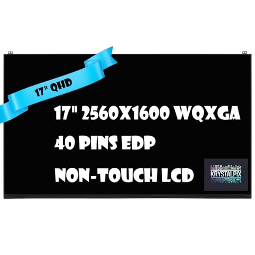 Replacement LCD for LG Gram 17Z90Q-K.AAC7U1 LCD LED Screen 17' WQXGA Non-Touch 40 pins Display New By KrsytalPix