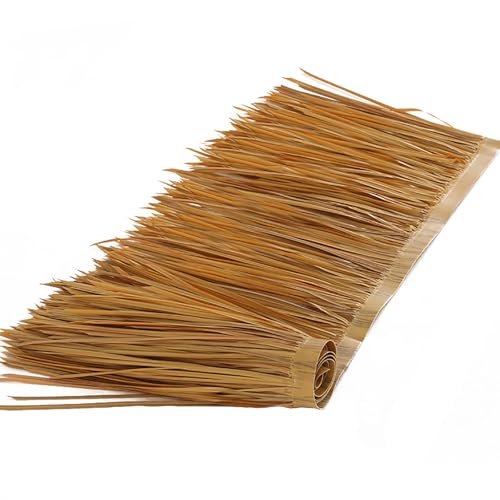 Techo de paja de plástico PE decorativo de alta densidad para pabellones y porches rústicos