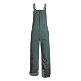 POIUIYQA Pantalones de Esquí Impermeables Hombre Mujer con Tirantes Térmicos Invierno Pantalón de Nieve Resistente al Viento para Outdoor