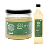 IKAI Natural A2 Gir Cow Ghee 250ml + Organic Sunflower Oil 500ml | (Combo Pack)