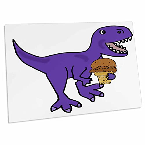 Alfombrilla para escritorio 3dRose con diseño T-rex
