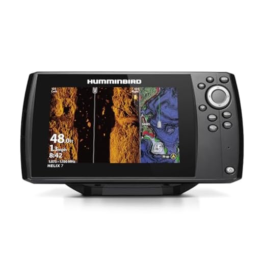 Humminbird Helix 7 G4 GPS Fish Finder with Transducer, MEGA Side Imaging