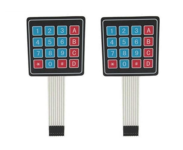 Keypad - 4x4 Matrix - Membrane Type - 16 Keys - Pack of 2-image-18
