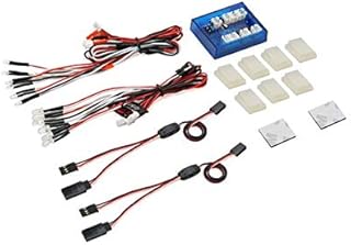 Hockus Accessories LED Controller Lights Bulbs for SCX10 CC01 TF2 F350 Wraith D90 Wranger Rock Crawler Truck rc4 Gelande II Cruiser/FJ40 - (Color: bb)