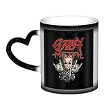 BABYMETAL ベビーメタル変色カップ コーヒーカップ ミルクコップ 星空マグカップ 休憩時間 オフィス用 飲食店 ビジネスギフト 耐熱 耐久性 温感変色 安全で健康 ギフト 贈り物 330ml Black