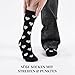 Cirorld Socken Damen 10 Paar，Bunte Baumwollsocken 39-42, Lange Strümpfe, Atmungsaktiv & Bequem, Winter Sportsocken, Streifen Punkte Muster Valentinstag-Geschenk für sie