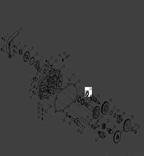 Polaris OEM Main Transmission Shaft Bearing 2005-2019 Sportsman RZR Outlaw Phoenix 50 90 170 200 042156