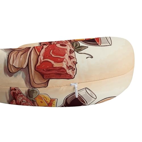 Almohada cuello viscoelástica 30 cm tamaño único miniatura 4