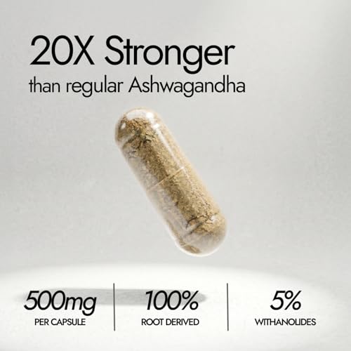 Kapiva Store Kapiva KSM-66 Ashwagandha 500mg 60 Veg Capsules - Image 3