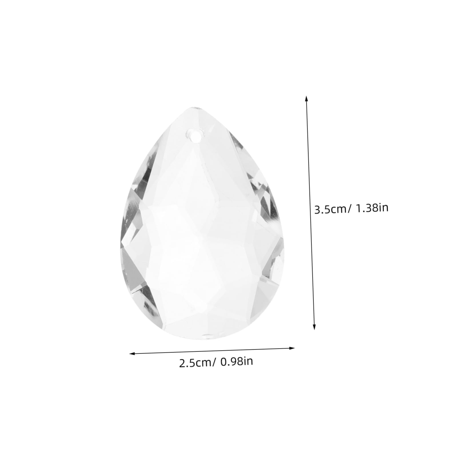 Happyyami 10 Pendentifs Prismes En Verre Pour Lustre - Déco Légère Et élégante Pour Salon, Mariage, Rideaux