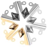 JOINPAYA 3 Paar Metallene Zehenkappen für Spitze High Heels Zehenschutzüberzüge für Damenschuhe...