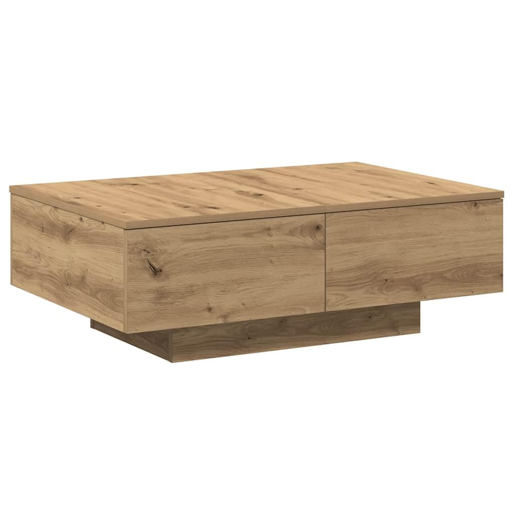 Genérico Mesa de Centro Madera de ingeniería Roble Artisan 90x60x31 cm,Mobiliario,Mesas,Mesas Decorativas,Mesas de centro-856571