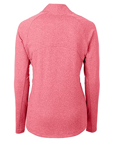 Image of Cutter & Buck Ladies Adapt Eco Knit Heather Recycled Womens Full Zip