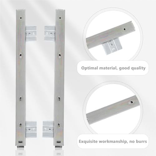 Soporte para teclado profesional POPETPOP con rieles resistentes y bandeja extraíble grande 8