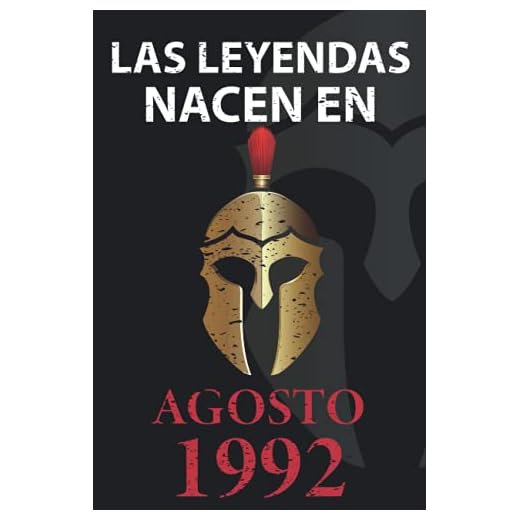 Las leyendas nacen en Agosto 1992: Regalo de cumpleaños perfecto para hombre y mujer de 29 años I Cita positiva , humor I Cuaderno , diario , libro de ... I Idea original para el 29 cumpleaños