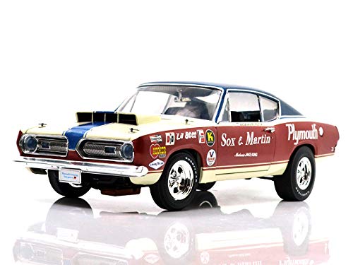 1968 Plymouth Barracuda Sox & Martin Highway 61 1:18 miniature voiture muscle car