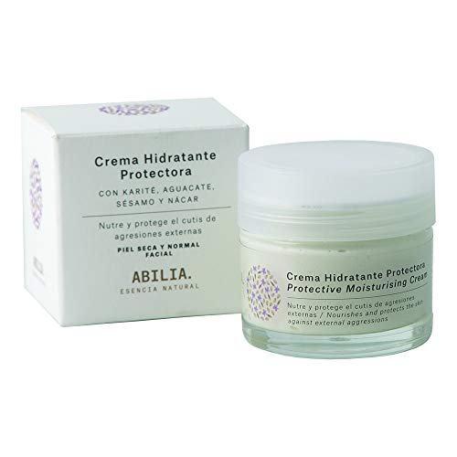 Abilia Crema Facial Hidratante Protectora Piel Seca y Normal Bio Ecológica Certificada 50 ml