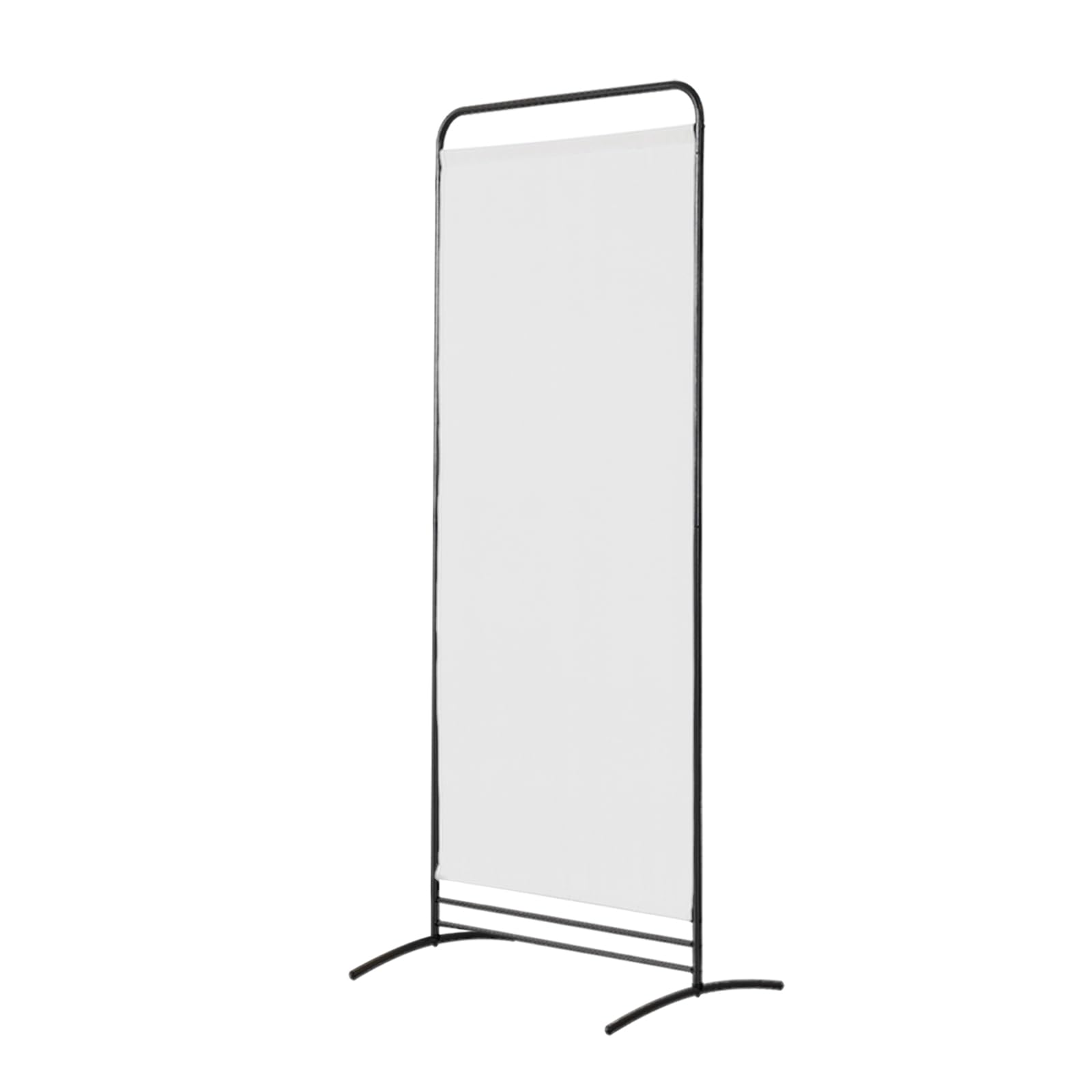 Angel Living Paravent Raumteiler Freistehend Sichtschutzwand Raumteiler Stellwand Trennwand Sichtschutz für Büros Balkon Schlafzimmer Außengarten (Weiß, 1 Teilig)