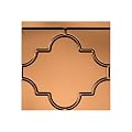 FASÄDE Monaco Decorative Vinyl Backsplash Panel in Oil-Rubbed Bronze (6X6 Inch Sample)