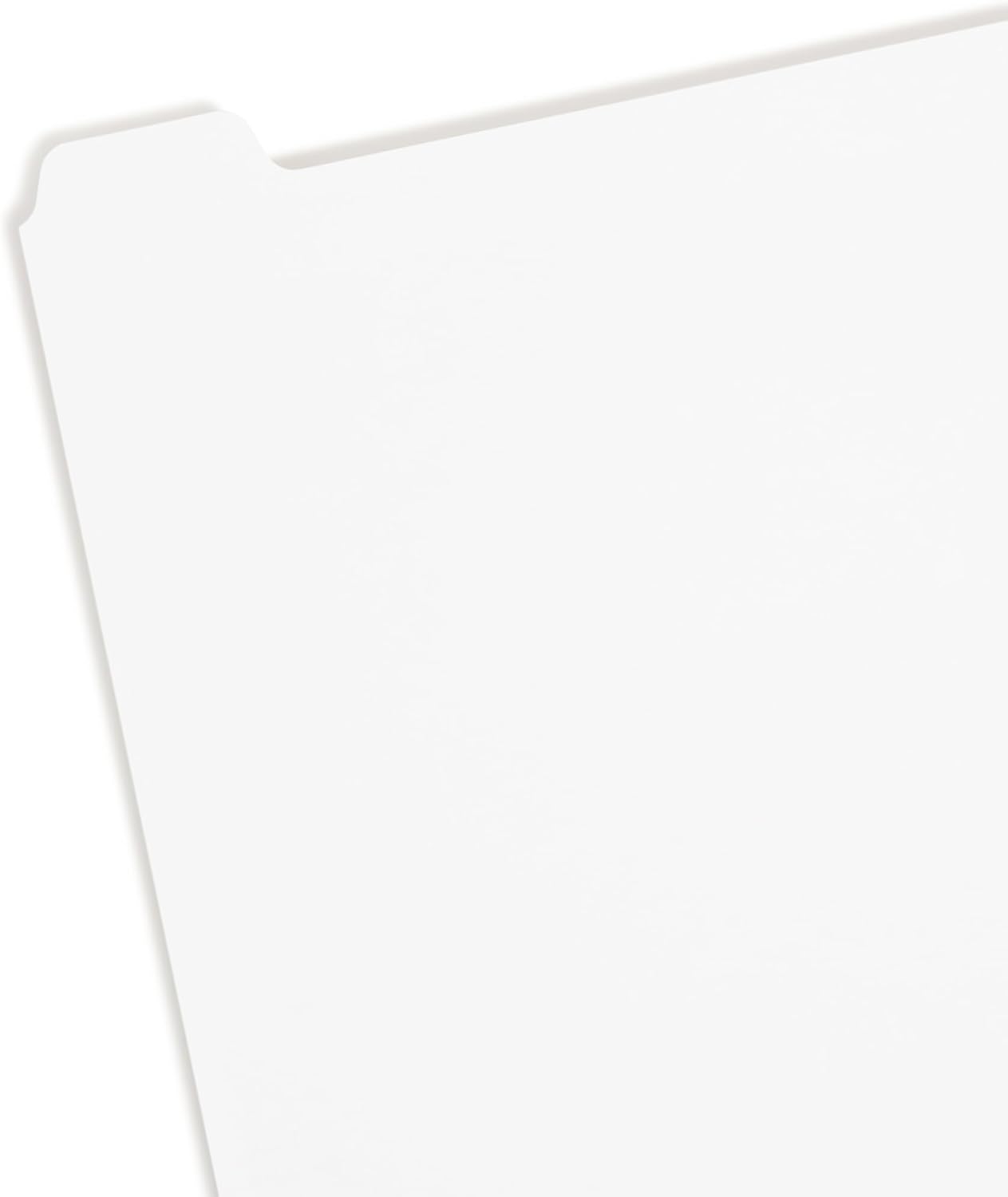 Smead Binder Dividers, Pack of 96, Includes 12 Sets of 1/8-Cut Letter Size Index Dividers, Pre-Punched 3-Hole, Plain Paper Tabs for Easy Labeling, Ideal for School, Office or Home Organization (89418)