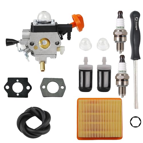 Dakule Carburetor compatible with STIHL Trimmer Brushcutter FS91R FS91 FC91 FS111 FC111 KM91R KM111R HT102 FC96 with Air Filter Kit 4180-120-0615 Carb