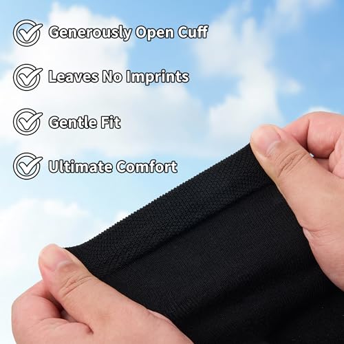 Black Dress Socks Men, 10 Pairs Soft Mens Dress Socks, Classic and Lightweight Cotton, Thin and Thick Options3