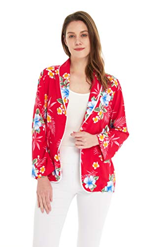 Image of Matchable Family Hawaiian Luau Men Women Girl Boy Clothes in Hibiscus Red