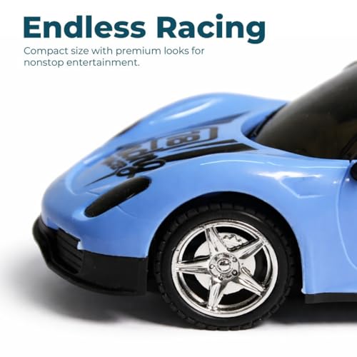 Image of Remote Control Car Rechargeable, Sky and Black, Sports Supercar RC Toy with Wireless Controller, for Kids (Sky)