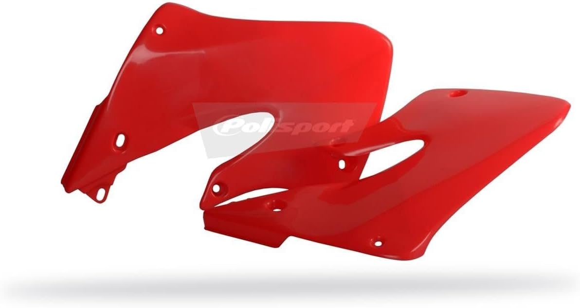 Polisport Radiator Shroud Set (FLO RED) For 97-99 HONDA CR250
