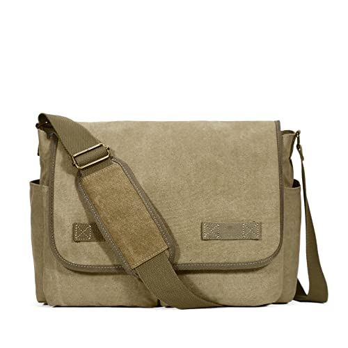 Sechunk Canvas Small Messenger Bag Shoulder bag Cross body bag Crossbody Bag