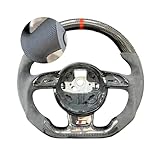 Carbon Fiber Steering Wheel For S RS Sline Compatible For Audi A3, A4B8, A5, S3, S4, S5