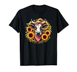 Cow Bandana Sunflowers