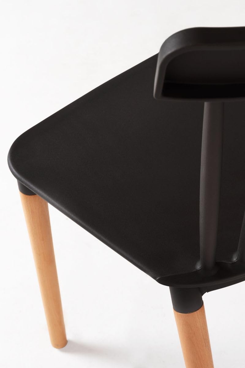 Regalos Miguel - Packs Sillas Comedor - Pack 2 Sillas Leka - Negro