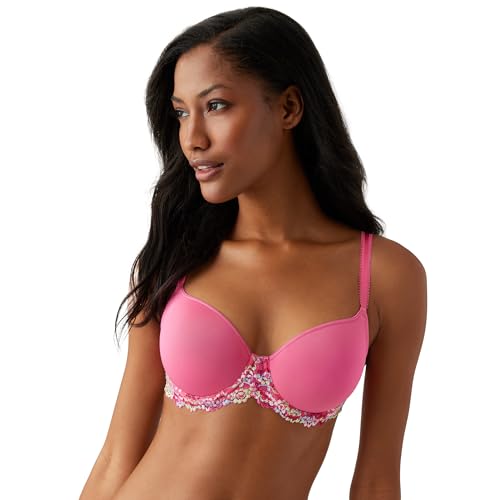 Image of Wacoal Womens Embrace Lace Lightly Padded Underwire Mid Coverage T-Shirt Bra, 853191