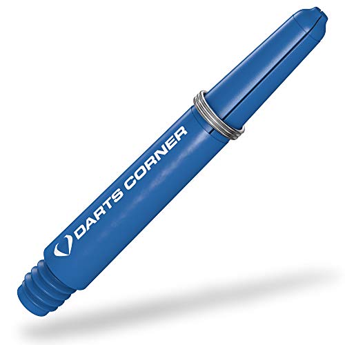 DESIGNA DARTS S0746 Stems | 5 Sets of Tough Nylon Darts Corner Dart Shafts including Steel Ring, Short, Blue - Image 3