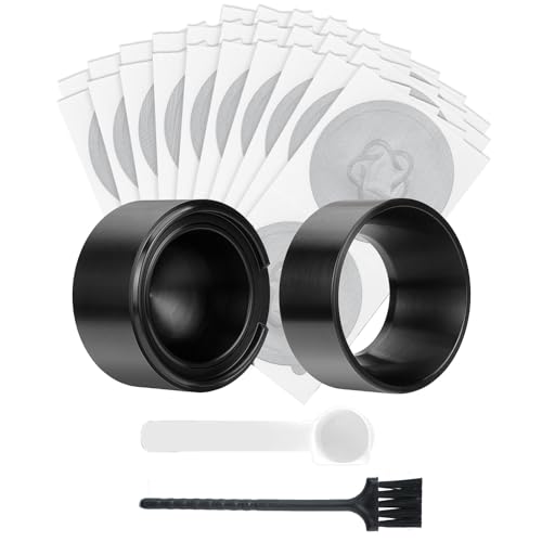 Juego de cápsulas de café, dispositivo de relleno de textura para máquinas de café con tapa sellable