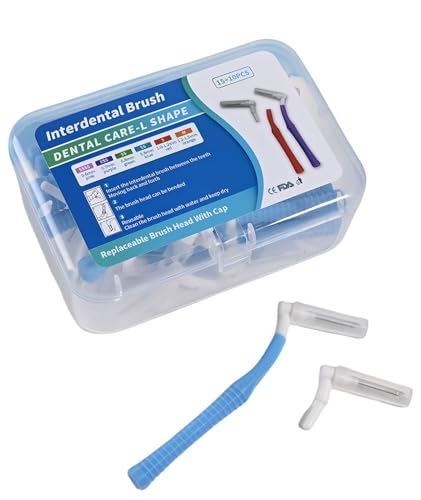 Image of 25 Pcs dental floss, Interdental Brush Ultra Tight Bristles Tooth Flossing Head Oral Dental Hygiene Brush Tooth Pick Flosser Toothpick Sticks For Teeth Oral Dental Care Brush Cleaning Tool