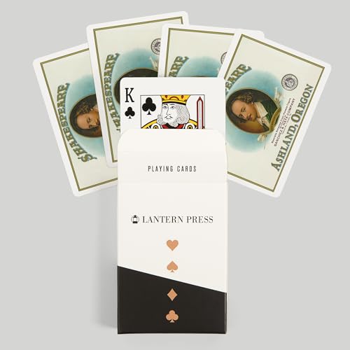 Lantern Press Naipes Poker Ashland Oregon 52 Cartas miniatura 6