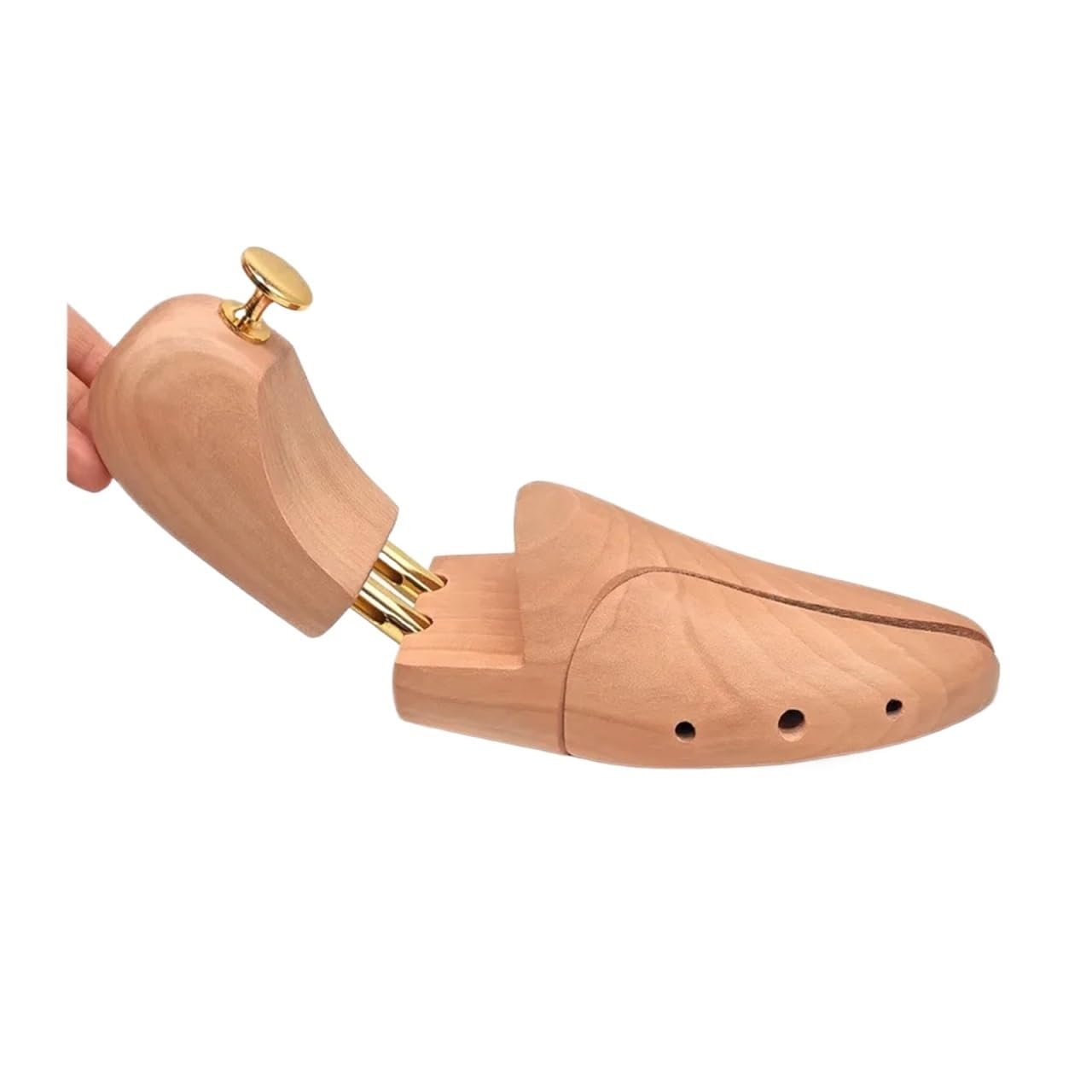 1 par de Zapatos Ajustables de Madera for Hombre, Soporte for árbol de Zapatos, Dispositivo expansor de Botas Adecuado para Botas O Zapatillas De Deporte(EU 45 46)