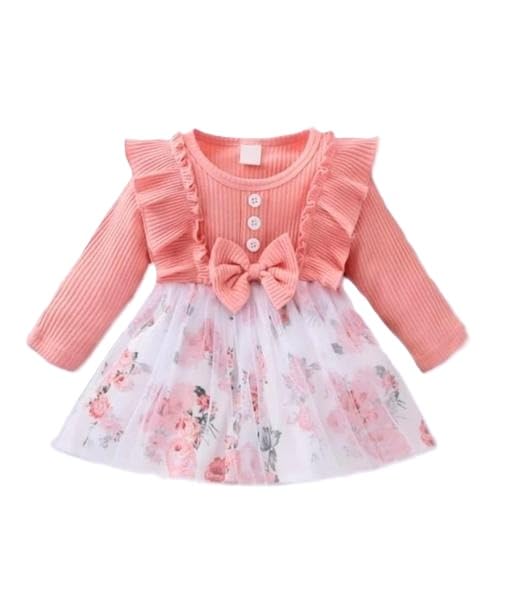 Mahalaxami Enterprises Flawsome Girls Embellished Net Frock for Parties with Sleeveless Elegant Design - Review, Price and Buying Guide